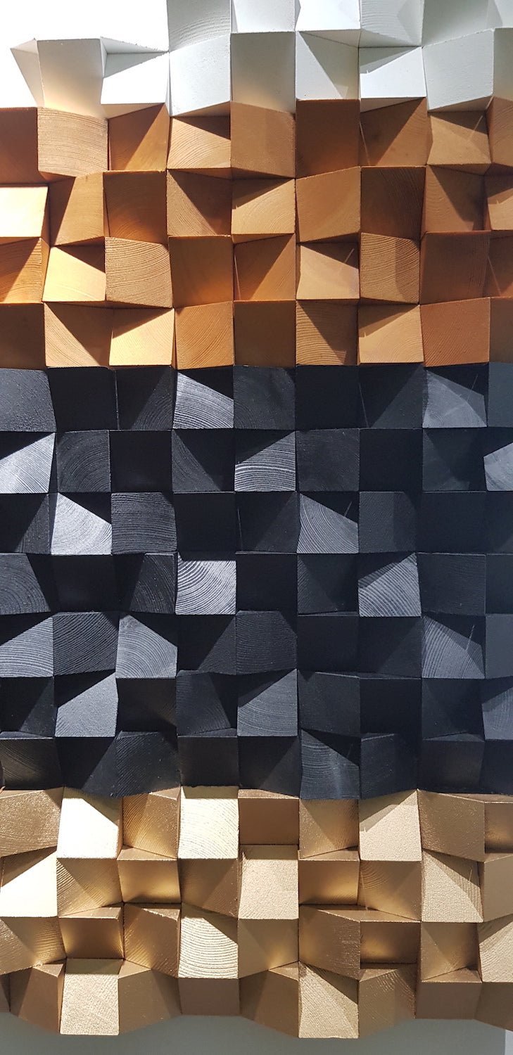 Modern Wood Wall Art by Woodeometry