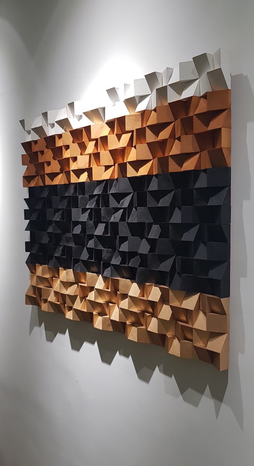 Modern Wood Wall Art by Woodeometry