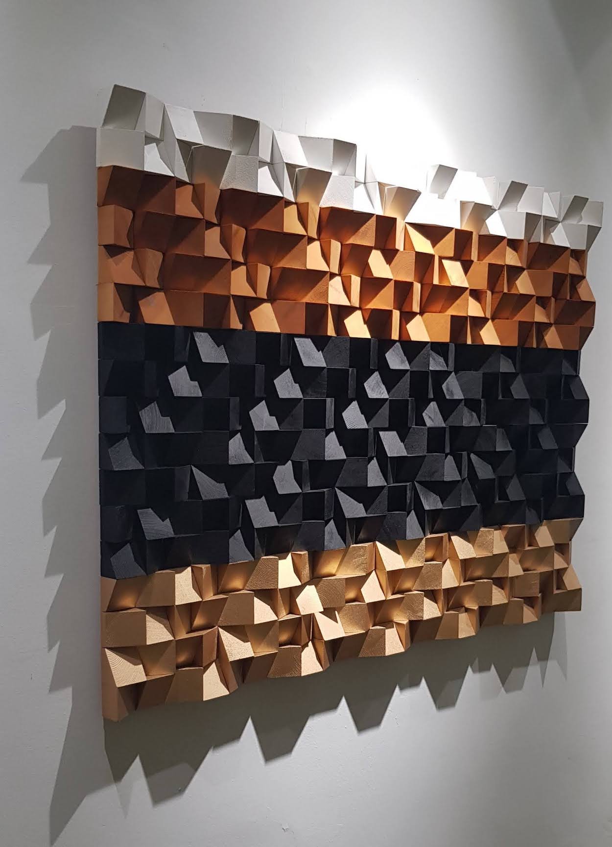 Modern Wood Wall Art by Woodeometry