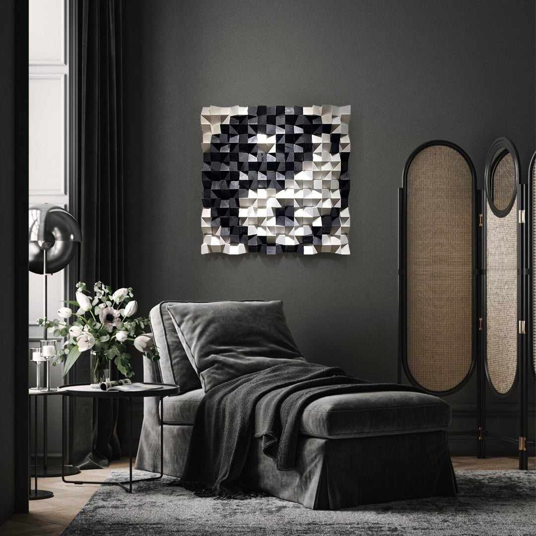 Modern Wood Wall Panel by Woodeometry