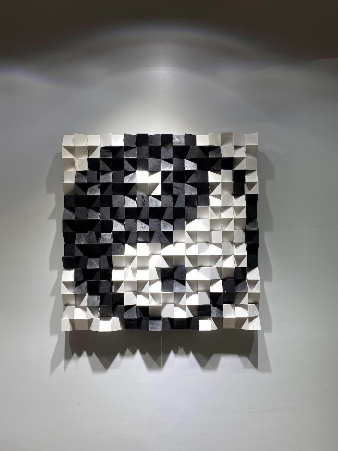 Modern Wood Wall Panel by Woodeometry