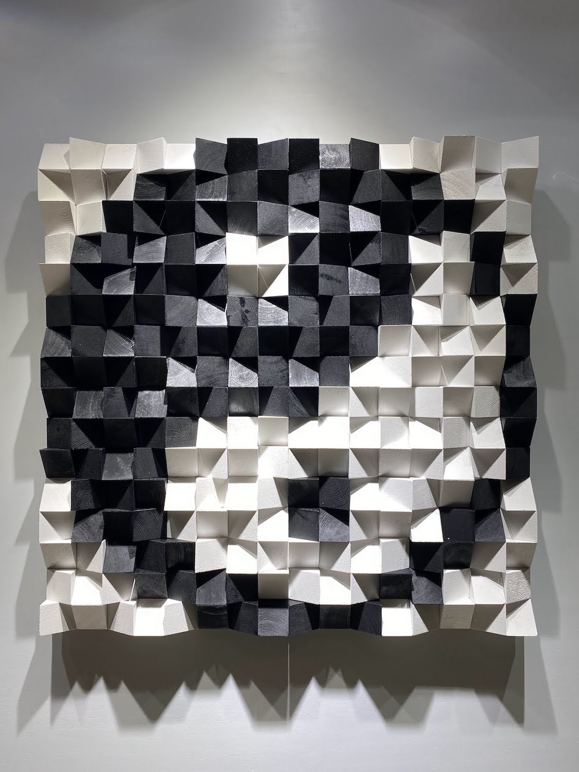 Modern Wood Wall Panel by Woodeometry