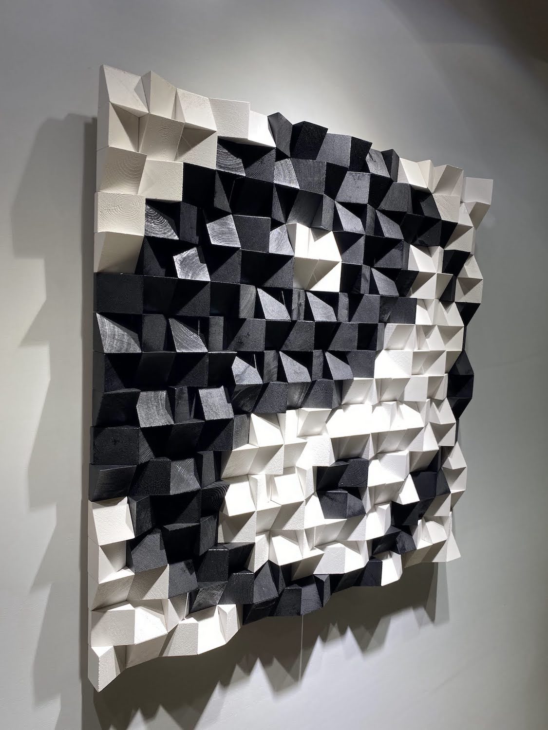 Modern Wood Wall Panel by Woodeometry