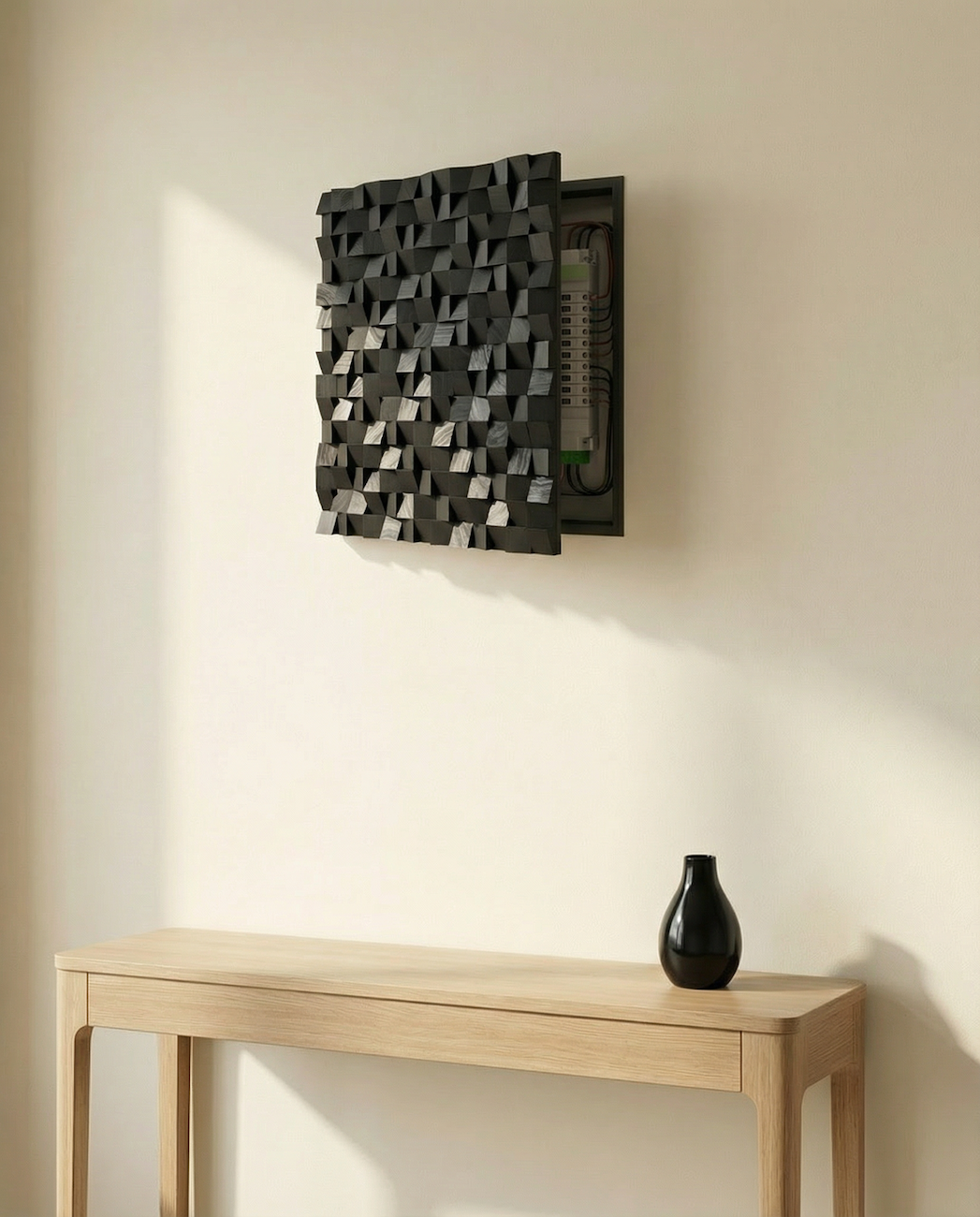 Monochrome Electric Panel Cover
