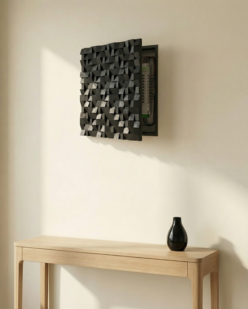 Monochrome Electric Panel Cover