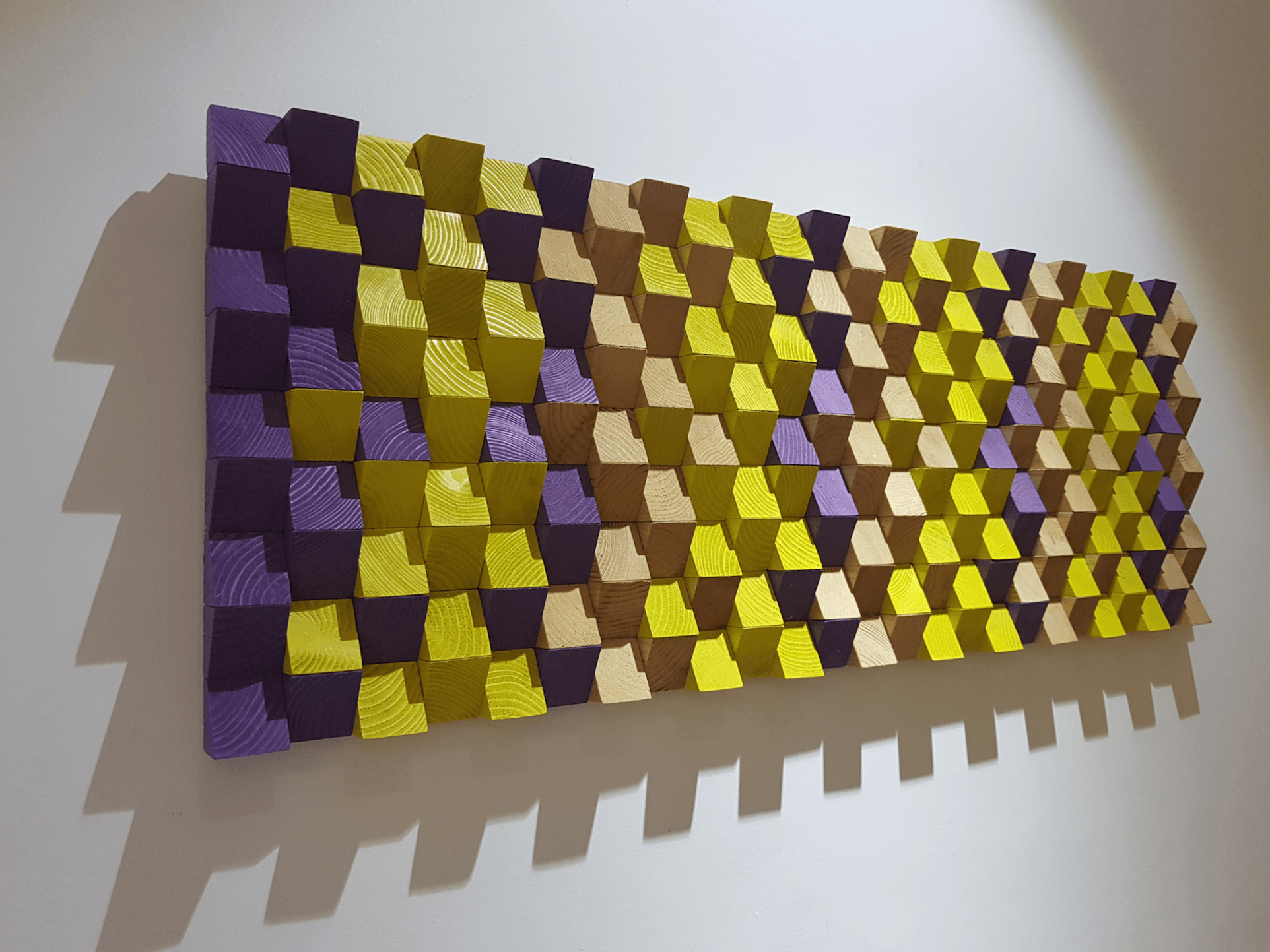 Oversized Wood Wall Art by Woodeometry