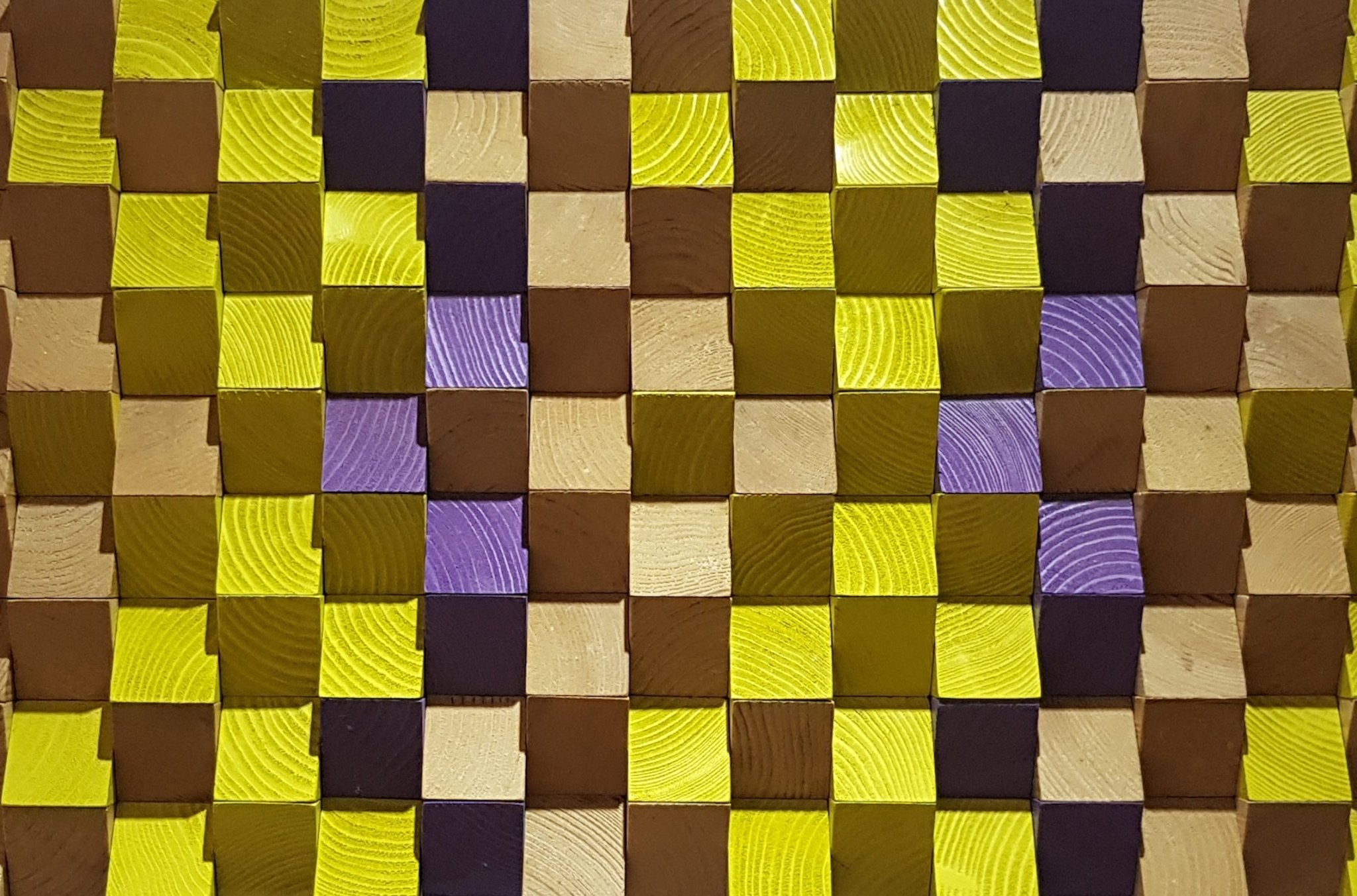 Oversized Wood Wall Art by Woodeometry