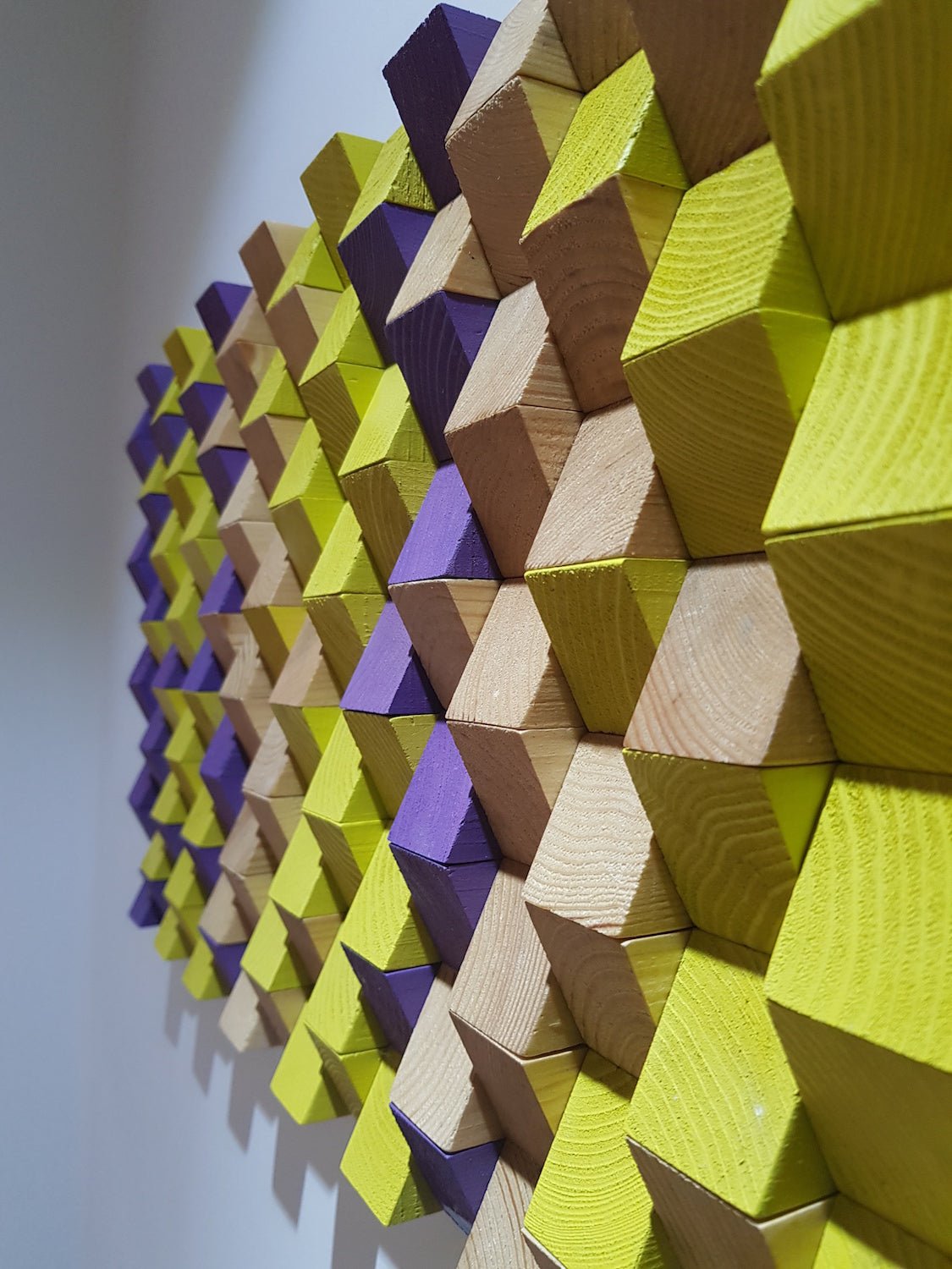 Oversized Wood Wall Art by Woodeometry