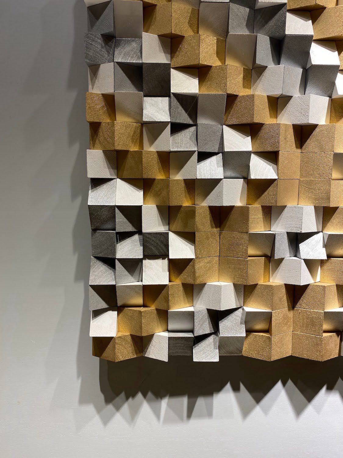 Oversized Wooden Wall Decor by Woodeometry