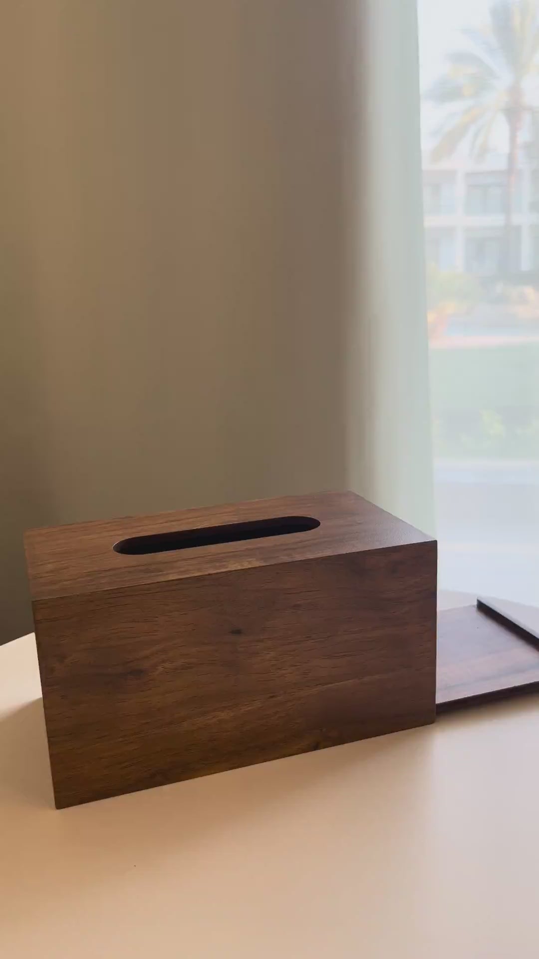 Wooden Tissue Box Cover for 550 tissues