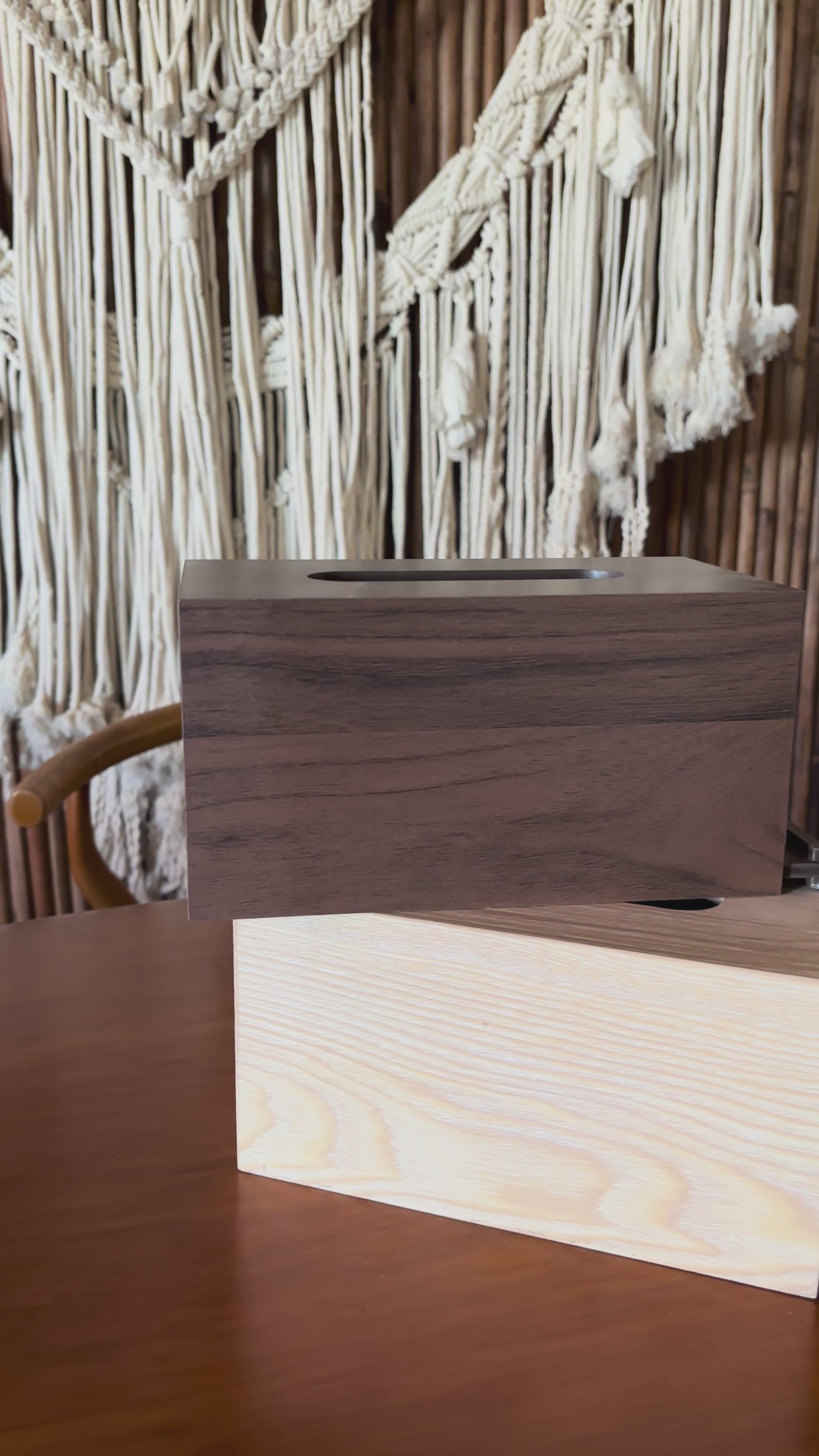 Wooden Tissue Box Cover for 550 tissues