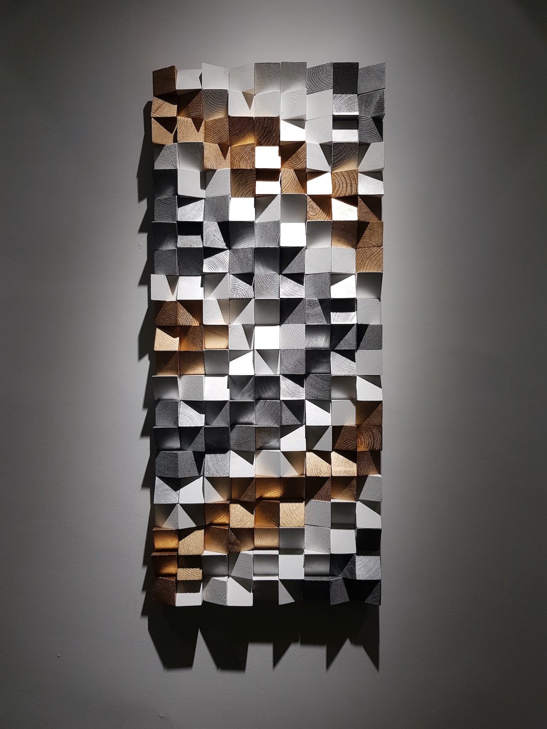 Reclaimed Wood Mosaic Art by Woodeometry