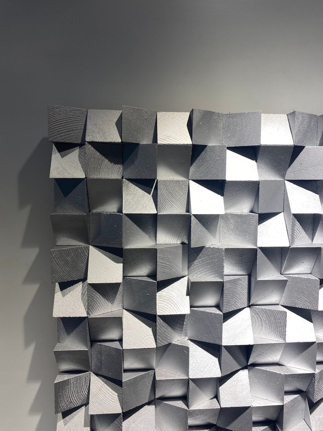 Silver Soundproof Wall Decor by Woodeometry