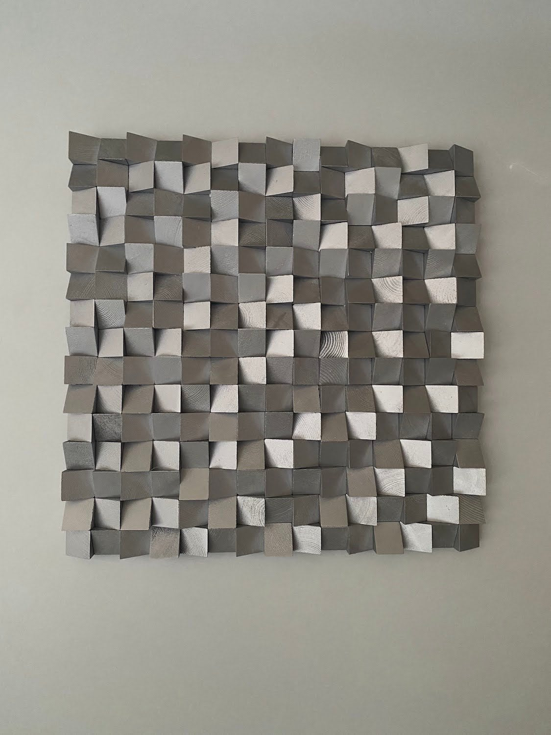 Silver Soundproof Wall Decor by Woodeometry