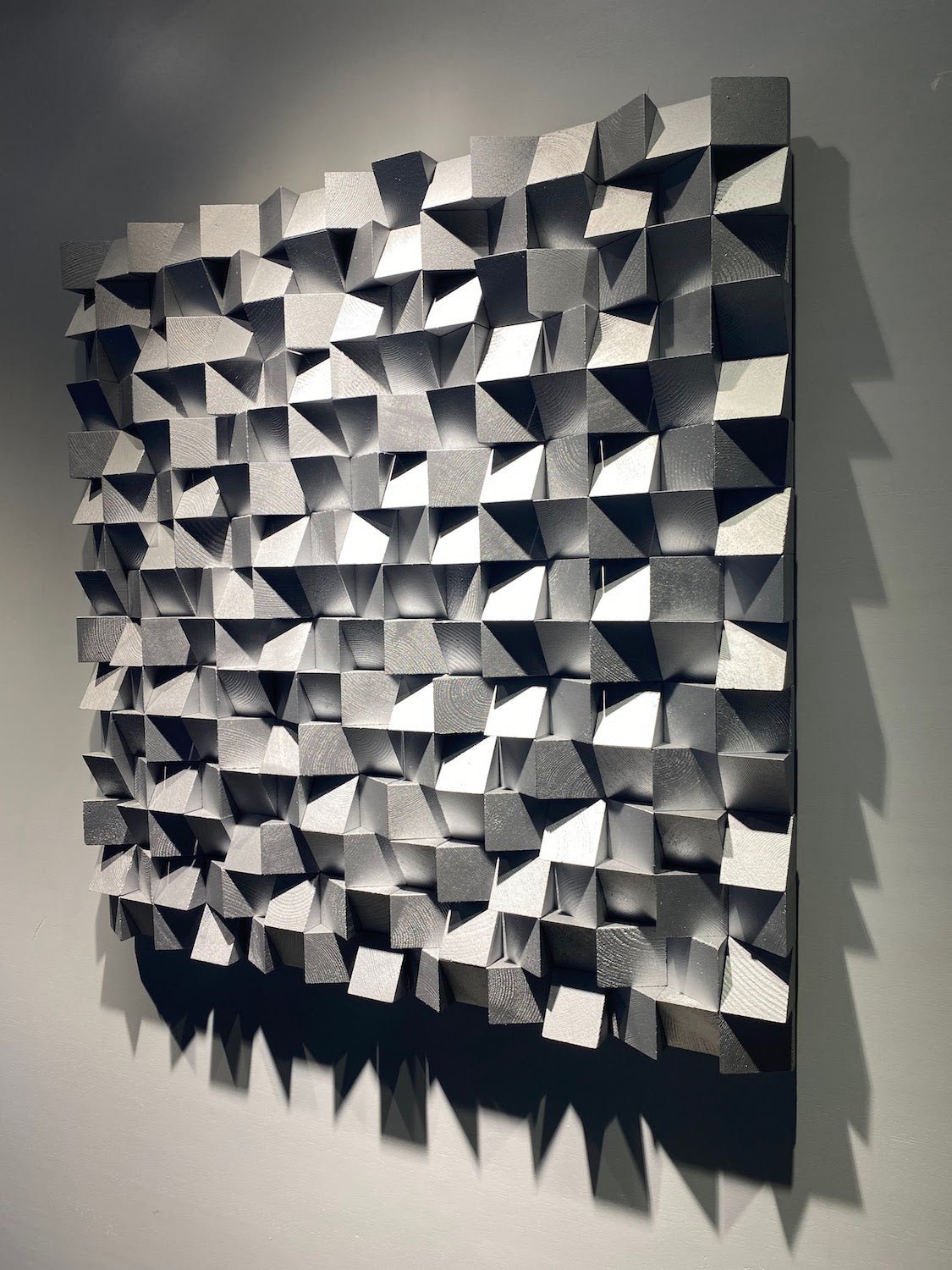 Silver Soundproof Wall Decor by Woodeometry