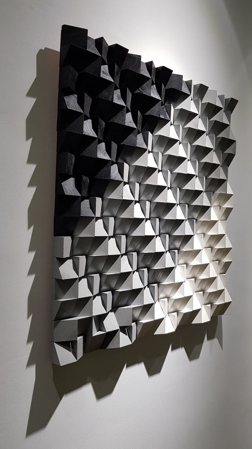 Square Soundproof Wall Panel by Woodeometry