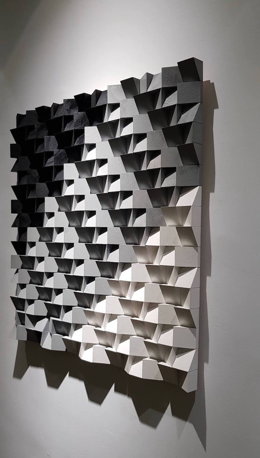 Square Soundproof Wall Panel by Woodeometry