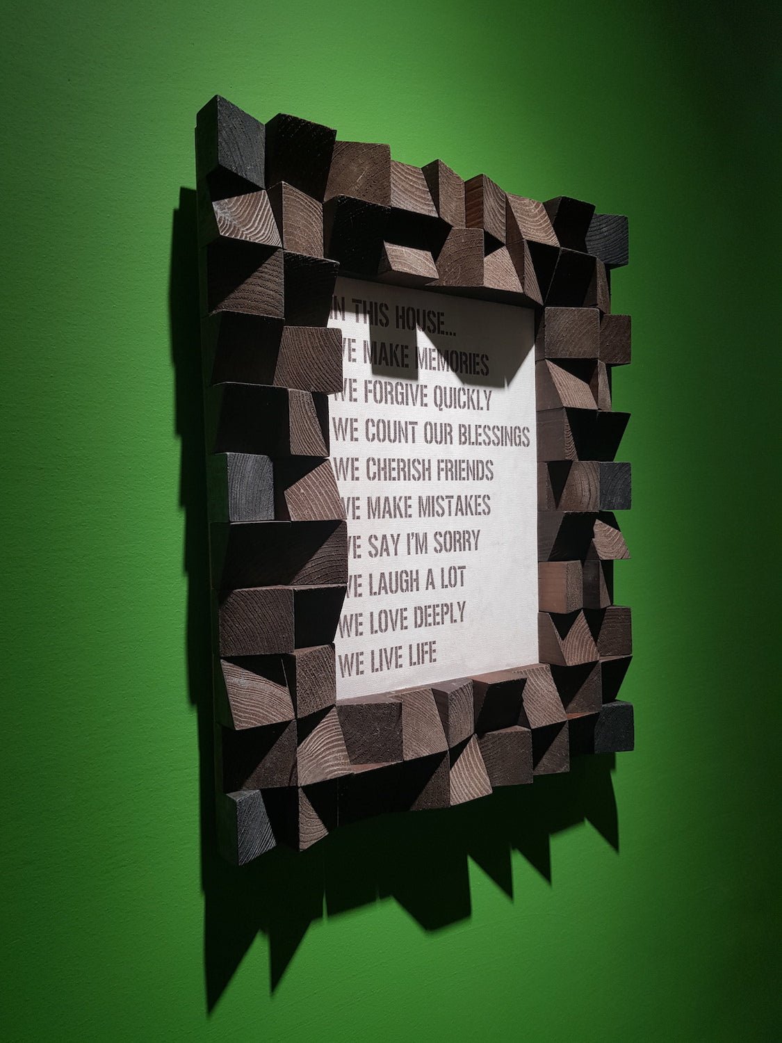 Wood Photo Frame For Wall by Woodeometry