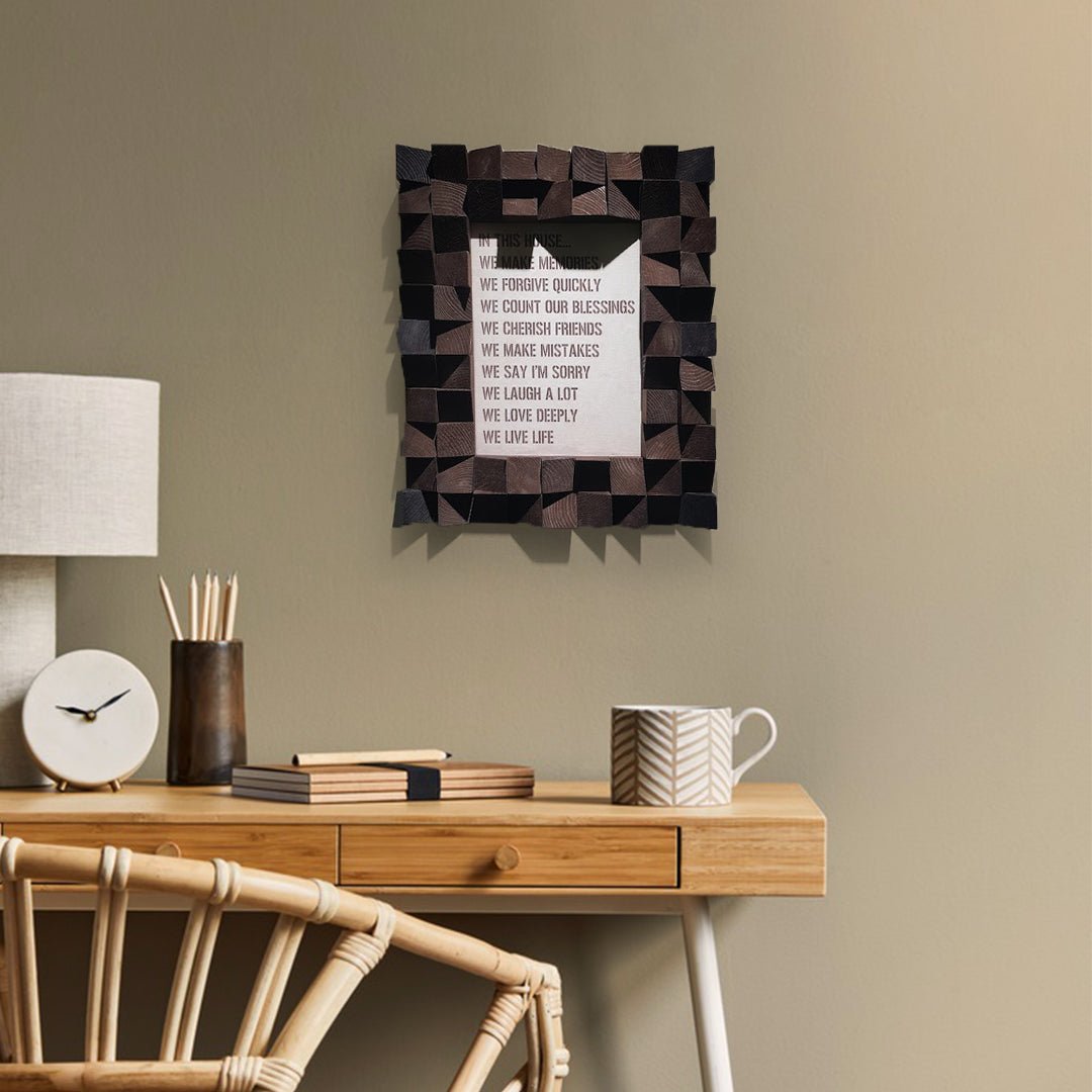 Wood Photo Frame For Wall by Woodeometry