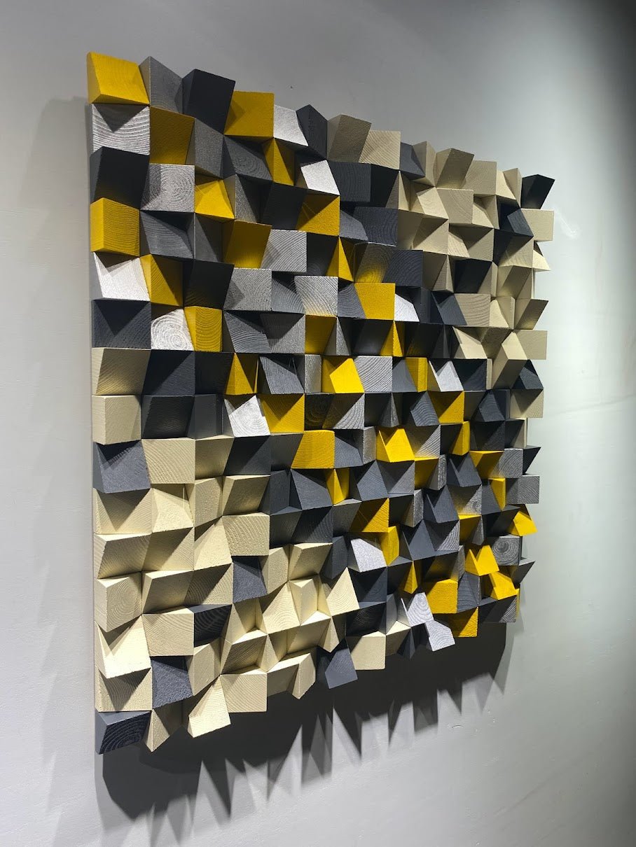 Wooden 3d Wall Art by Woodeometry