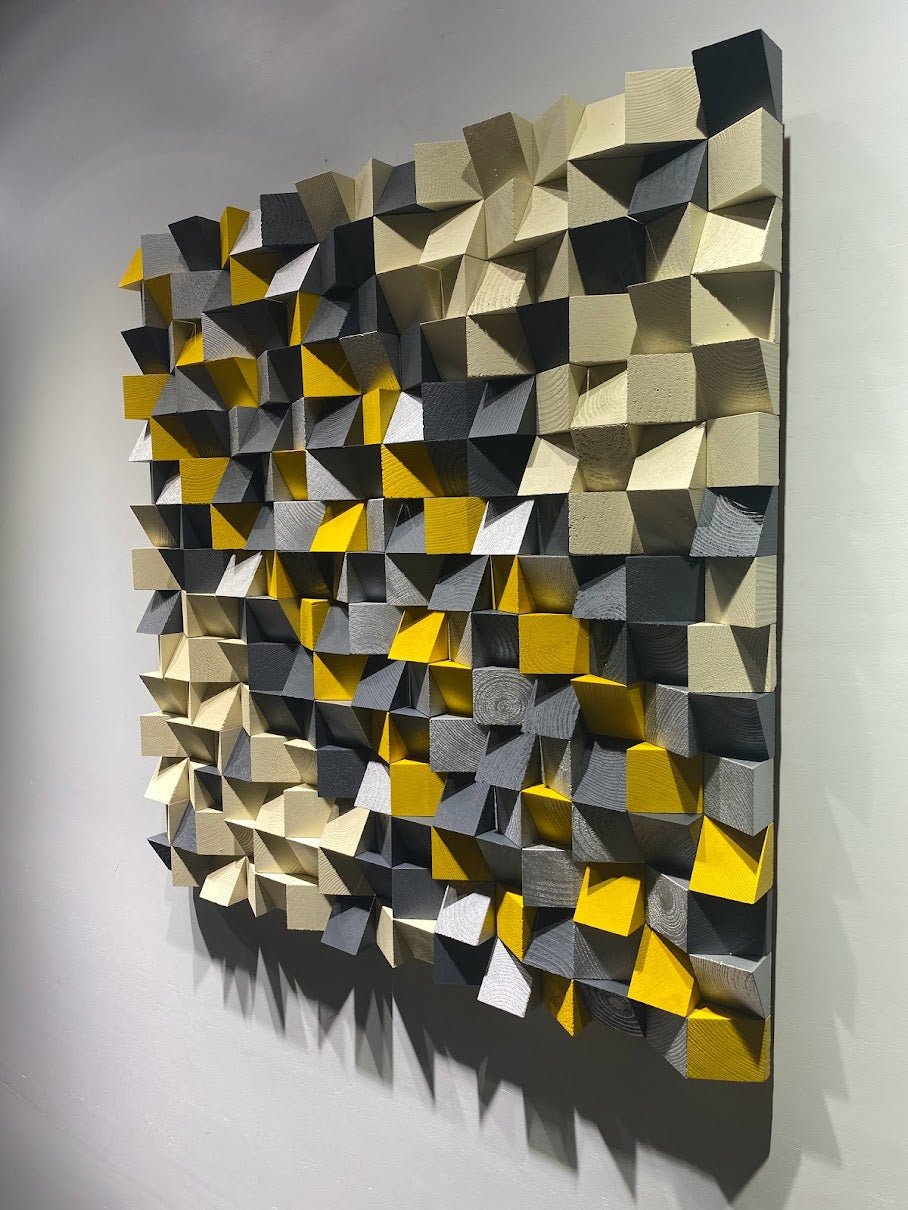 Wooden 3d Wall Art by Woodeometry