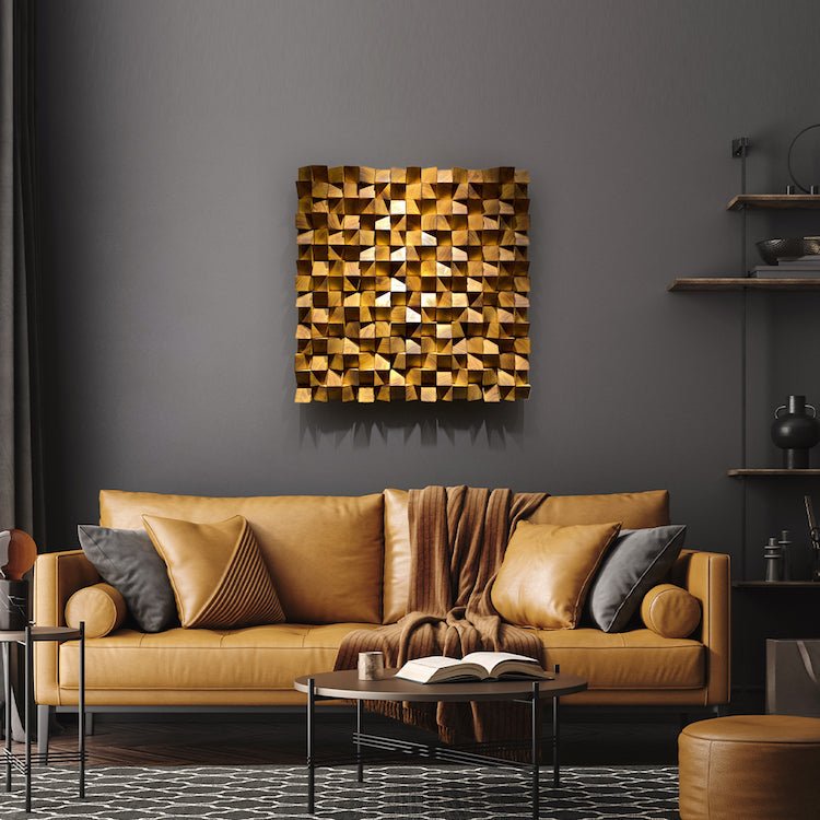 Wooden Acoustic Sound Diffuser by Woodeometry