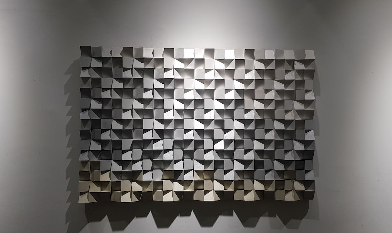 Wooden Acoustic Sound Diffuser by Woodeometry