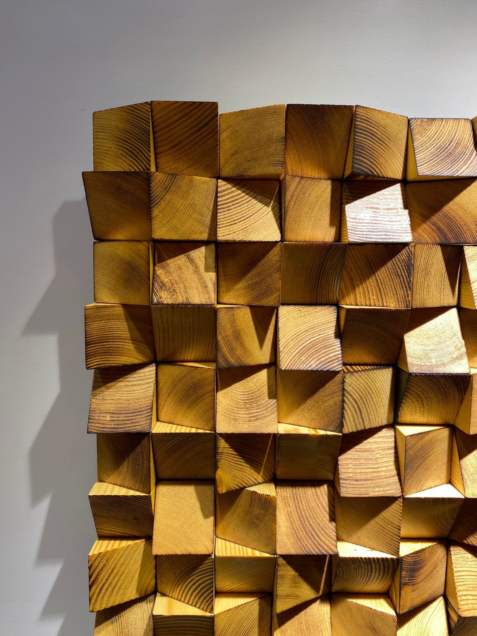 Wooden Acoustic Sound Diffuser by Woodeometry