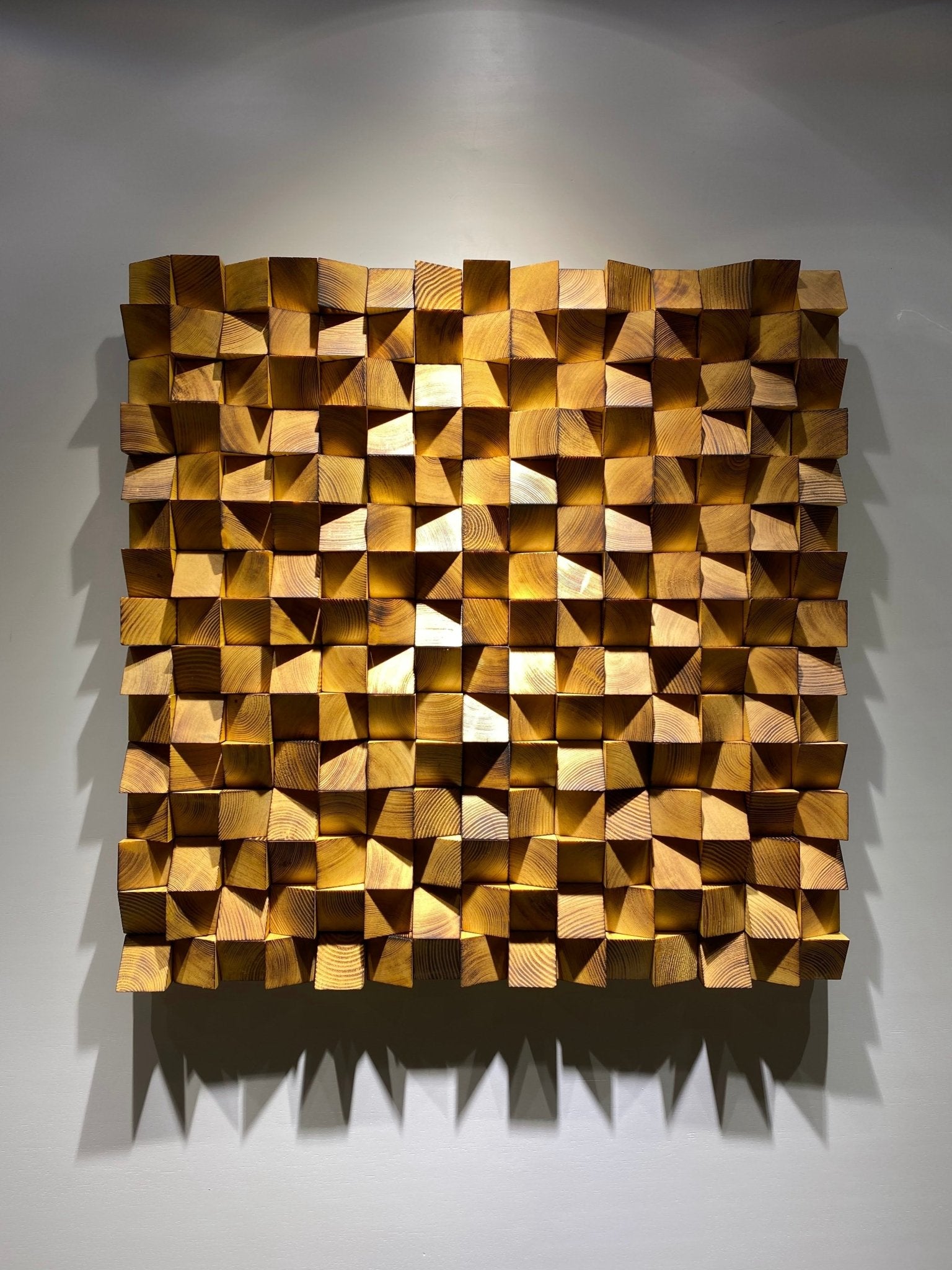Wooden Acoustic Sound Diffuser by Woodeometry