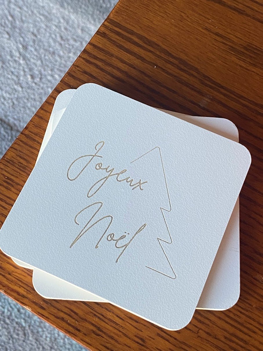 Wooden Christmas Coasters - Set of 6