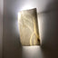 Wavy Alabaster Lamp 25x30 cms marble wall light