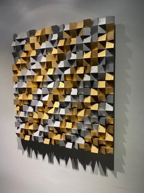 Wood Acoustic Sound Panel by Woodeometry