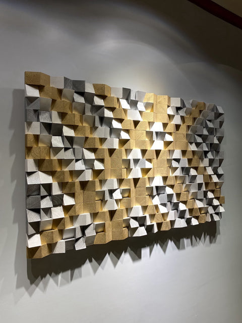 Oversized Wooden Wall Decor by Woodeometry