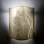 Wavy Alabaster Lamp 25x30 cms marble wall light