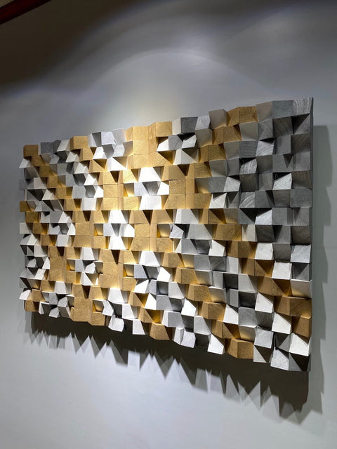 Oversized Wooden Wall Decor by Woodeometry