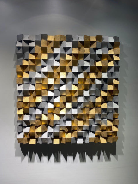 Wood Acoustic Sound Panel by Woodeometry