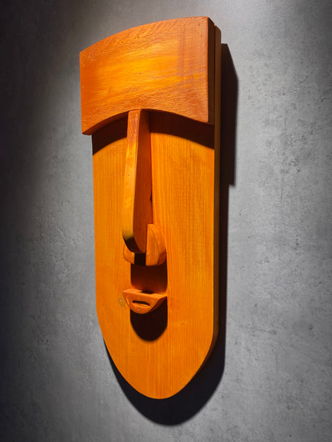 Wood Orange Mask