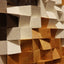 Large Mosaic Wood Art by Woodeometry