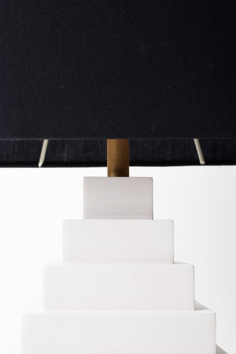 Maslow Table Lamp - White Wash 1004-01..