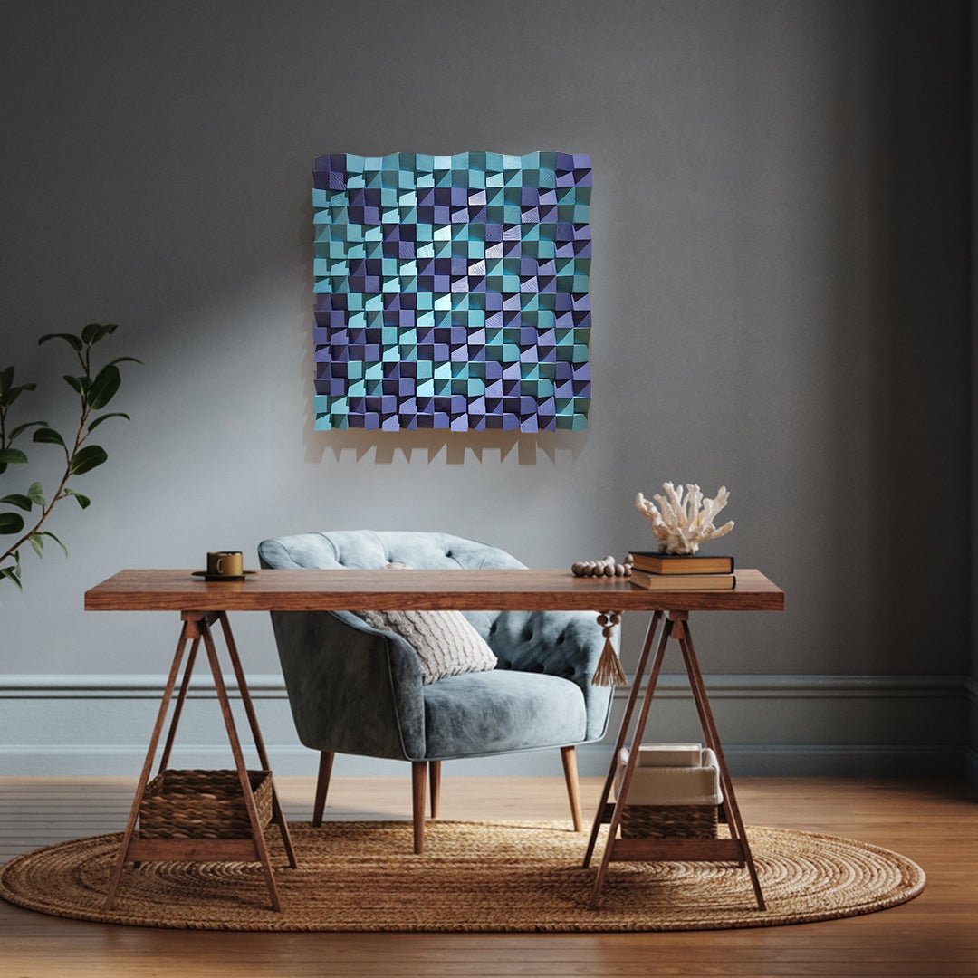 Soundproof Wooden Wall Art by Woodeometry
