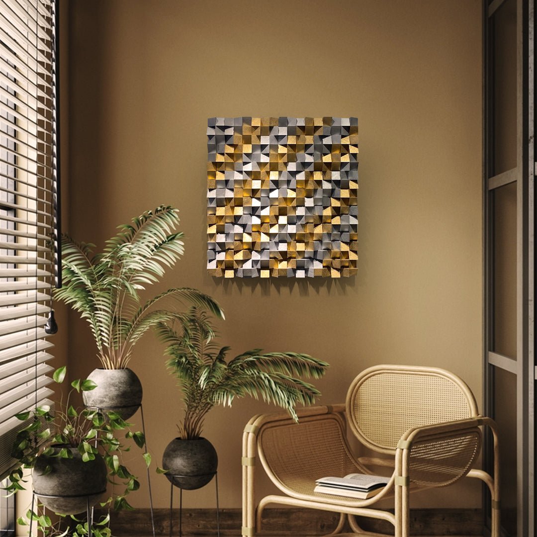 Wood Acoustic Sound Panel by Woodeometry