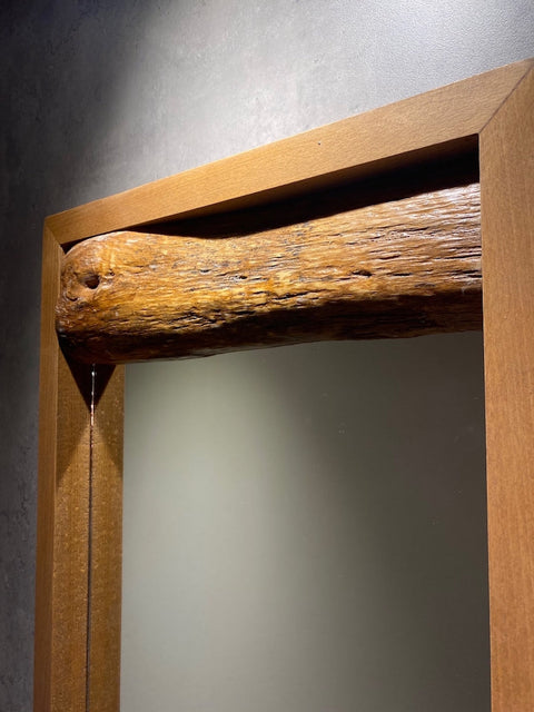 Wall Mirror With Wooden Frame