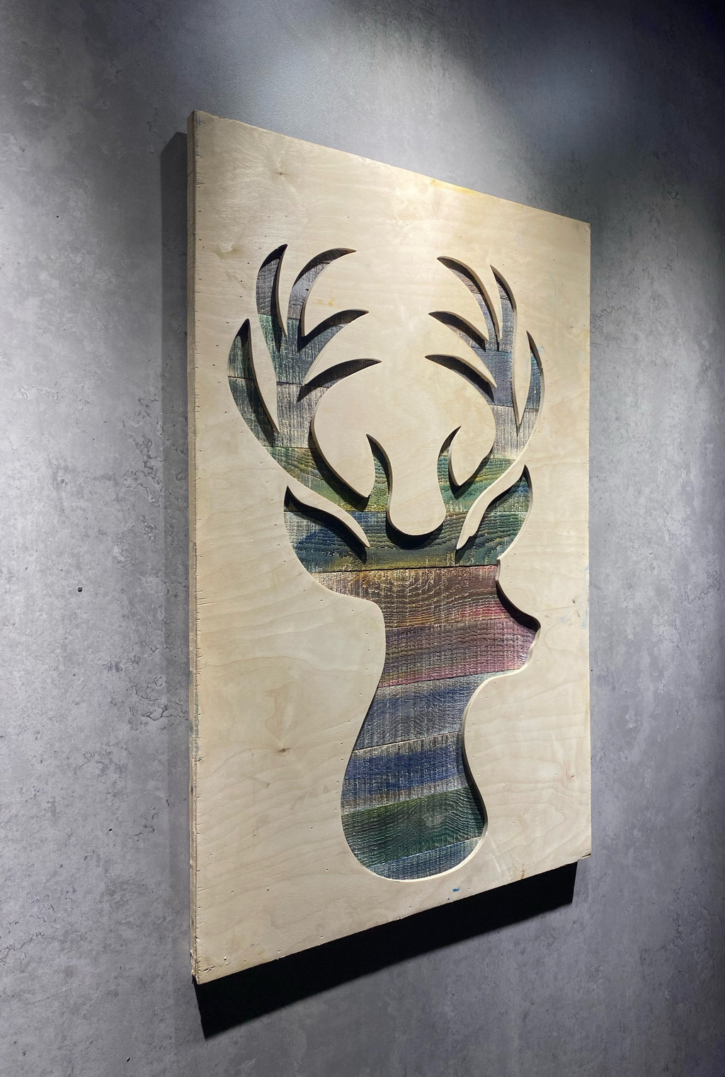 Wood Deer Wall Art – WoodWorkersEG