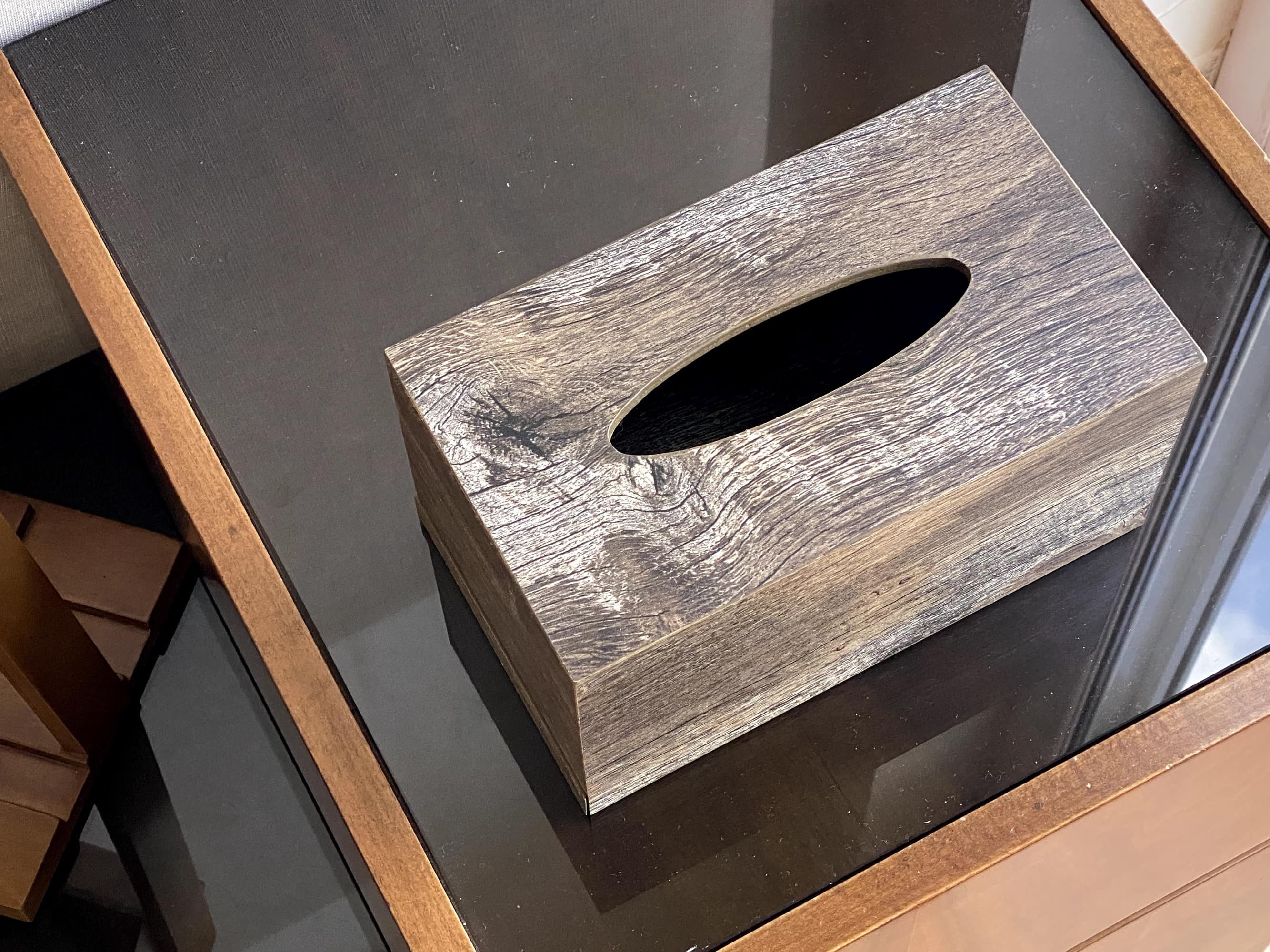 Wooden Tissue Box Cover