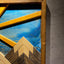 Modern Abstract Art Home Decor, 3D Wall Sculpture, Geometric Wood Wall Art rustic live edg