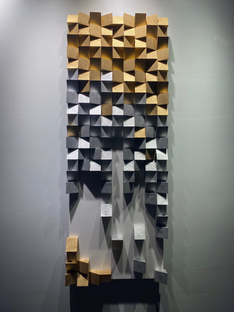 Abstract Wood Wall Art by Woodeometry