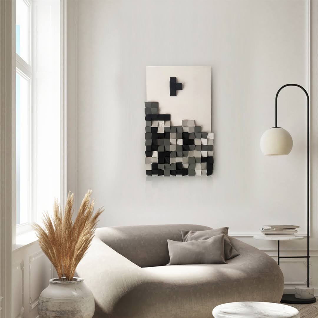 Tetris Wall Art by Woodeometry